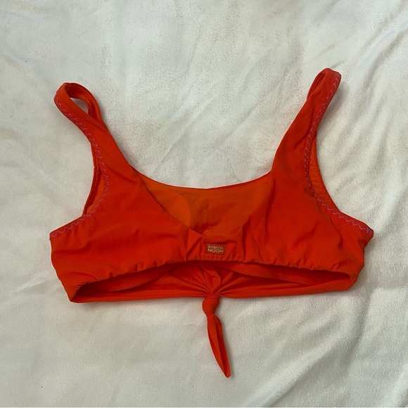 New! Bananamoon sun knot front bikini top red 3716 - Picture 5 of 6